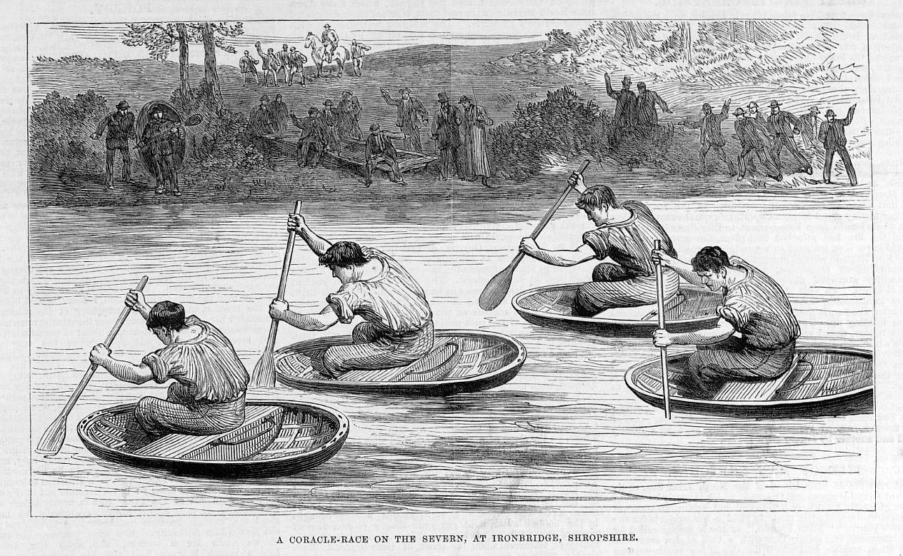 coracle race on the Severn